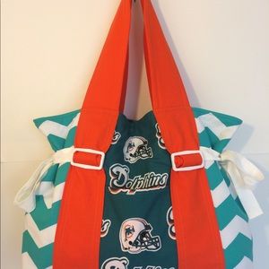 Handmade Miami Dolphins bag
